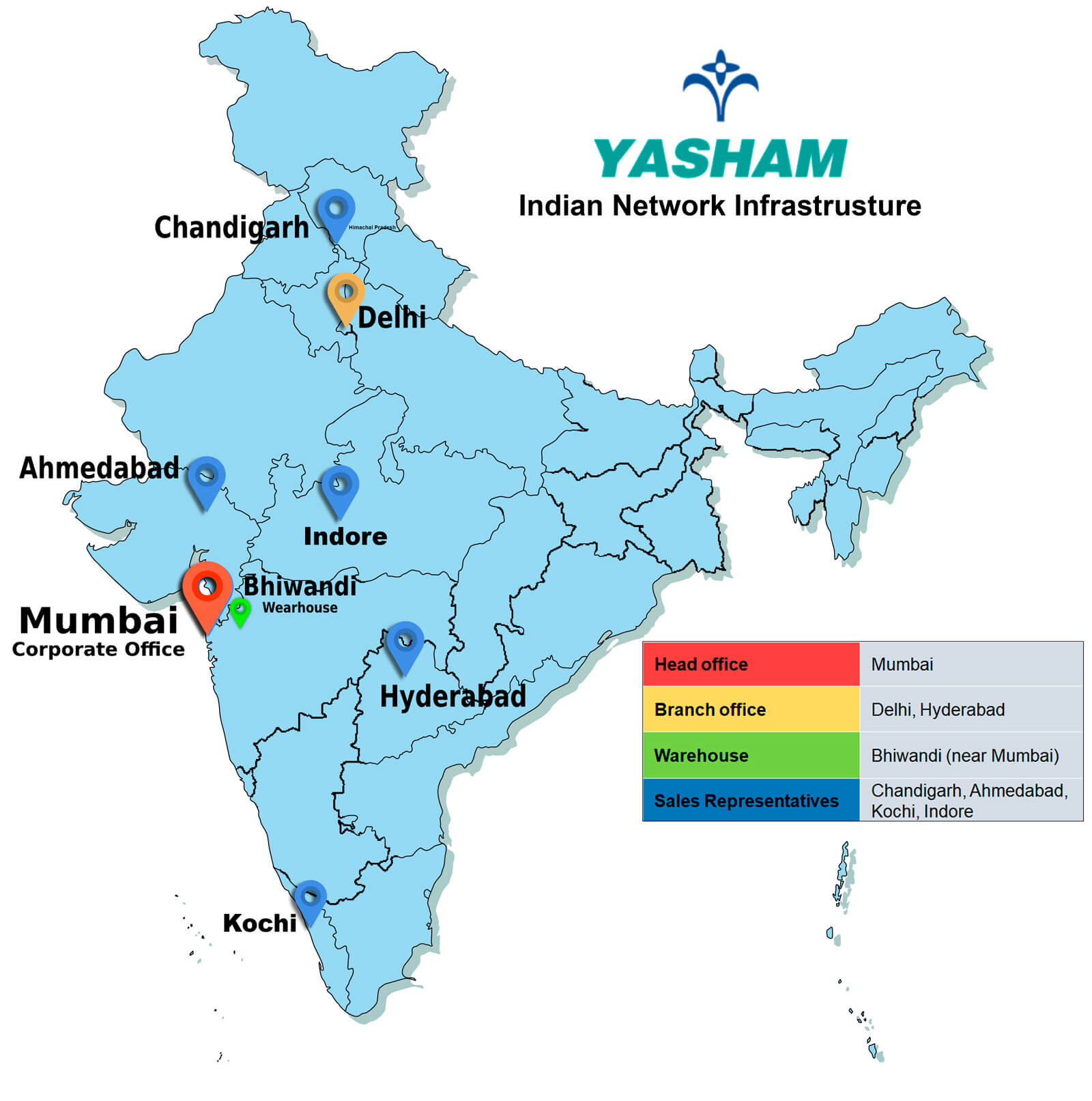 Yasham India Map
